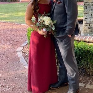 Red bridesmaid/formal dress